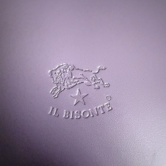 Il Bisonte Parione Women\'s Belt Sling Bag Purse Vachetta Leather Purple Lavender main image 10